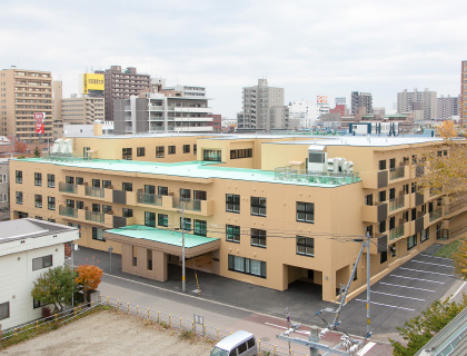 サービス付き高齢者向け住宅「ゆうゆうじてき」月寒公園